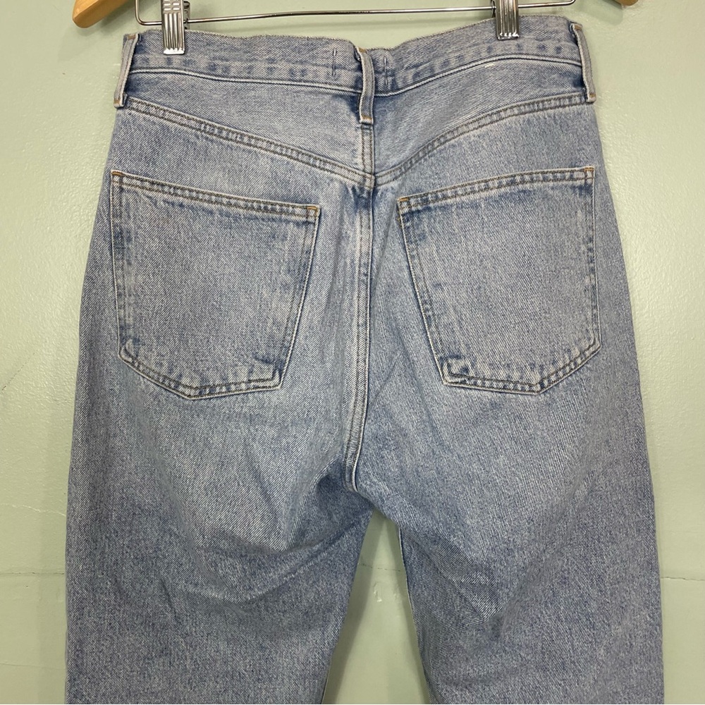 Agolde 90’s Jeans Straight Leg Blue Size 27 - Picture 8 of 11